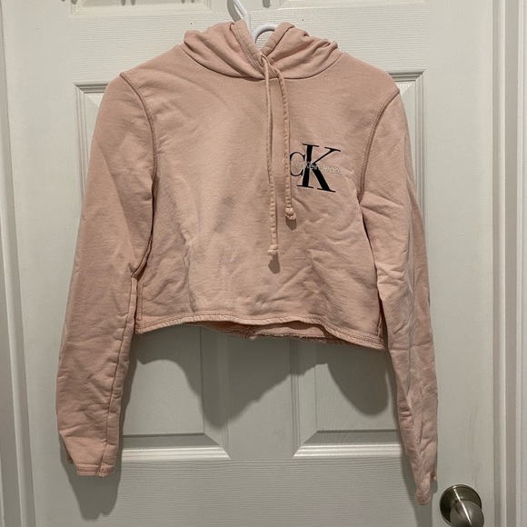 Calvin Klein Cropped Hoodie - Picture 1 of 3